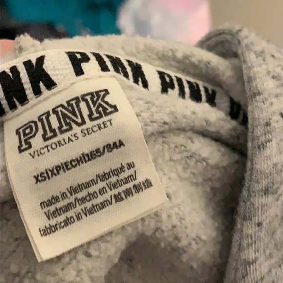 Cropped pink sweatshirt - Picture 3 of 3